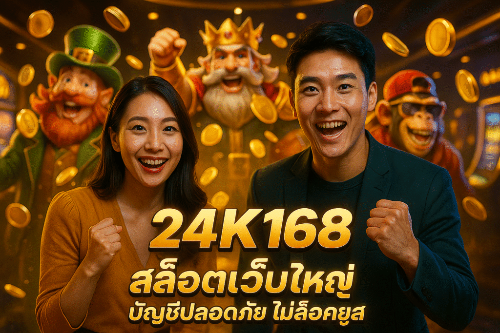 24K168 สล็อตเว็บใหญ่ บัญชีปลอดภัย ไม่ล็อคยูส