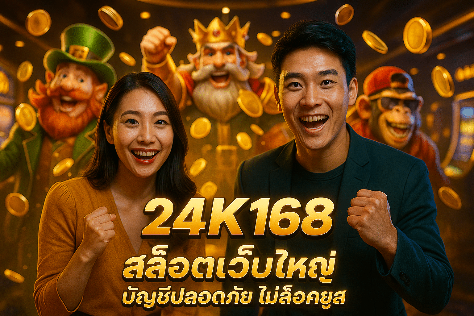 24K168 สล็อตเว็บใหญ่ บัญชีปลอดภัย ไม่ล็อคยูส