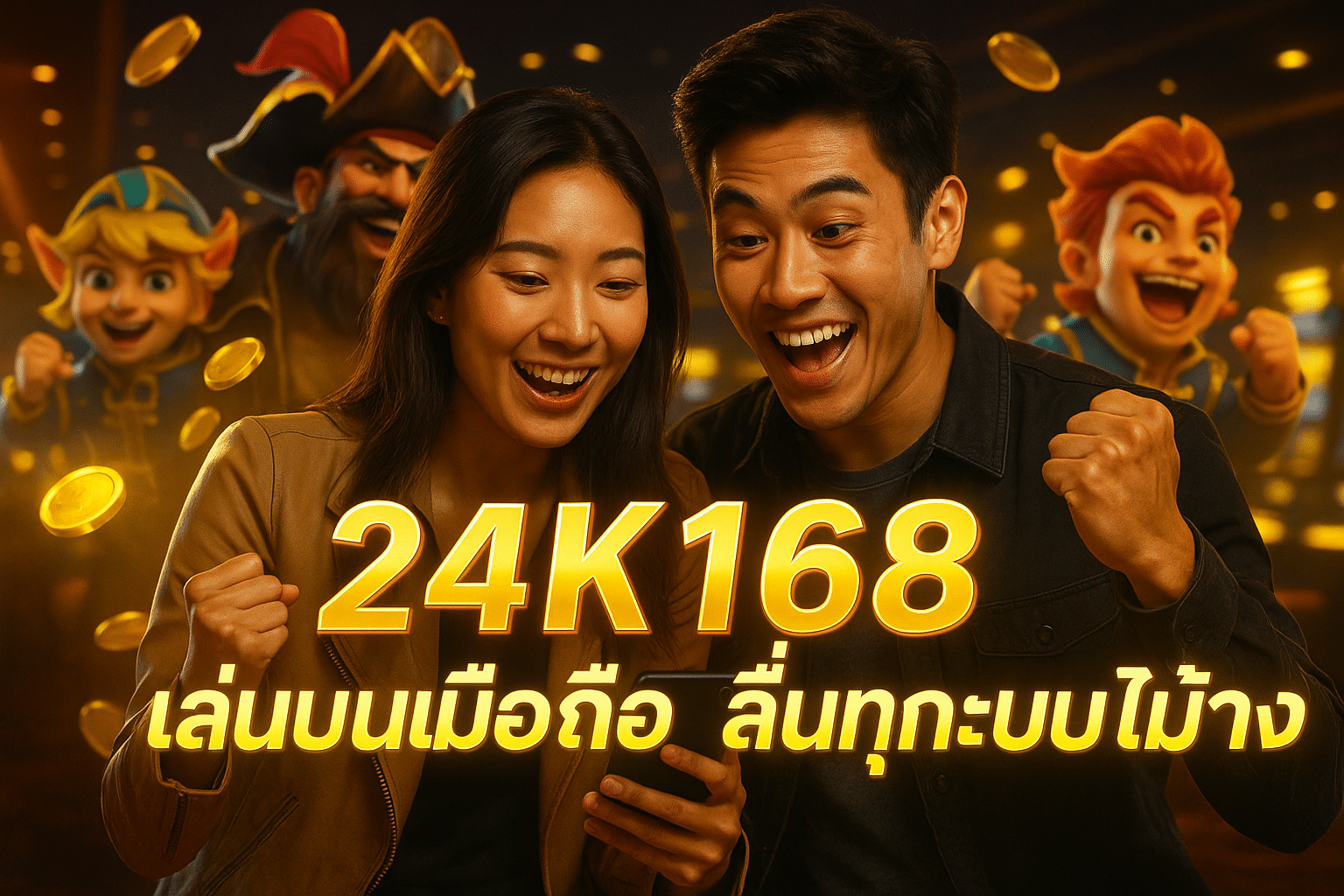 24K168 เล่นบนมือถือ ลื่นทุกระบบ ไม่ค้าง