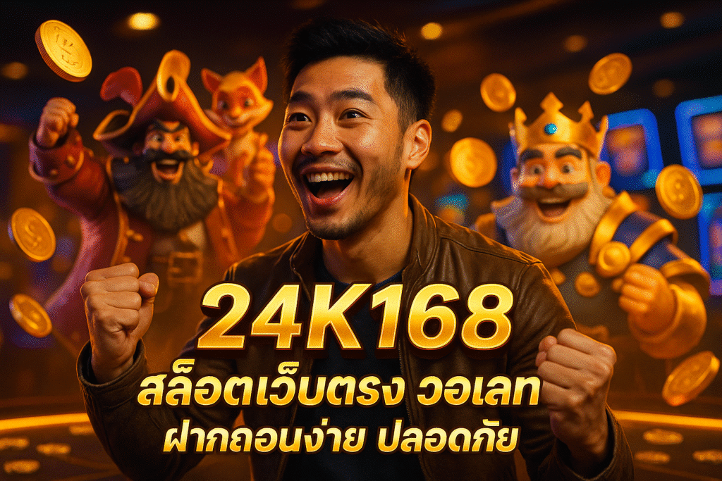 24K168 สล็อตเว็บตรง วอเลท ฝากถอนง่าย ปลอดภัย
