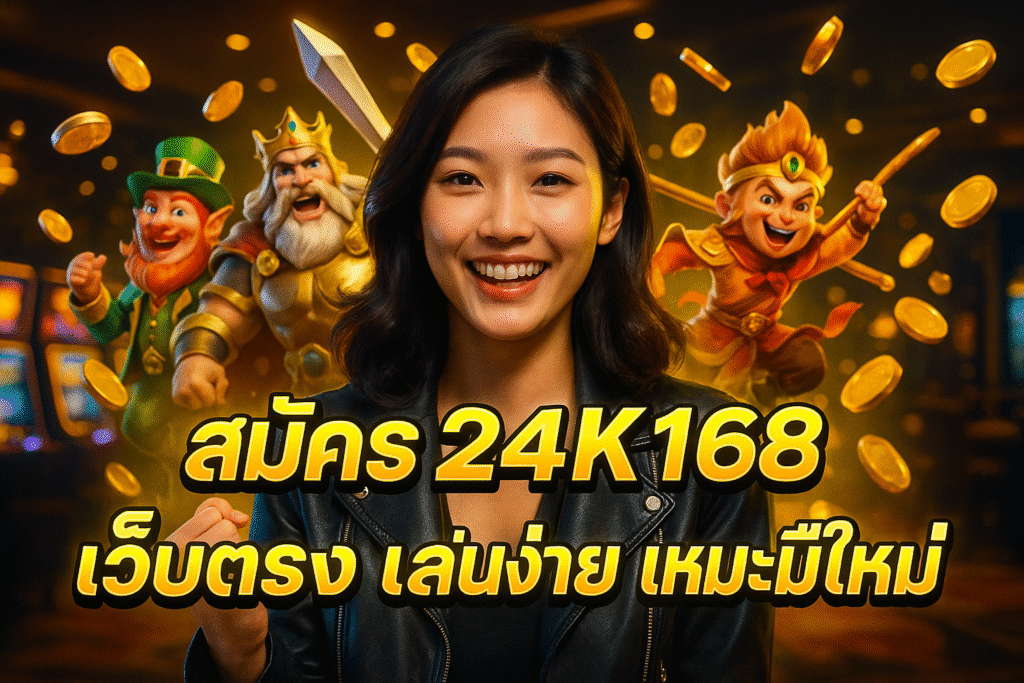สมัคร 24K168 เว็บตรง เล่นง่าย เหมาะมือใหม่