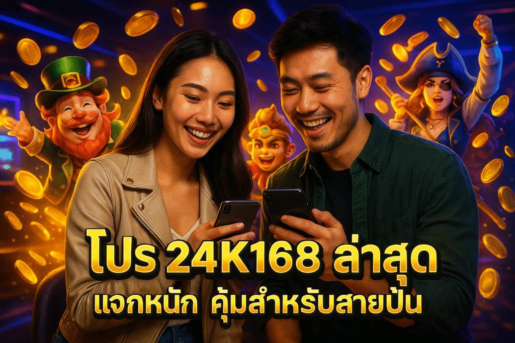 โปร 24K168 ล่าสุด แจกหนัก คุ้มสำหรับสายปั่น