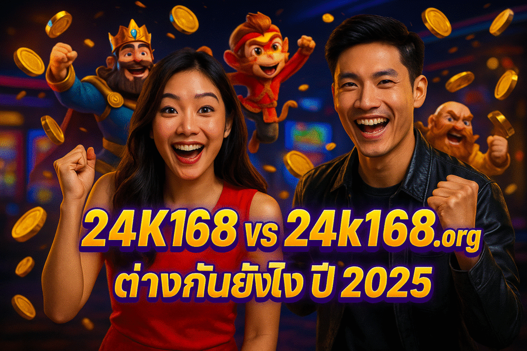 24K168 เทียบกับ 24k168.org ต่างกันยังไง ปี 2025